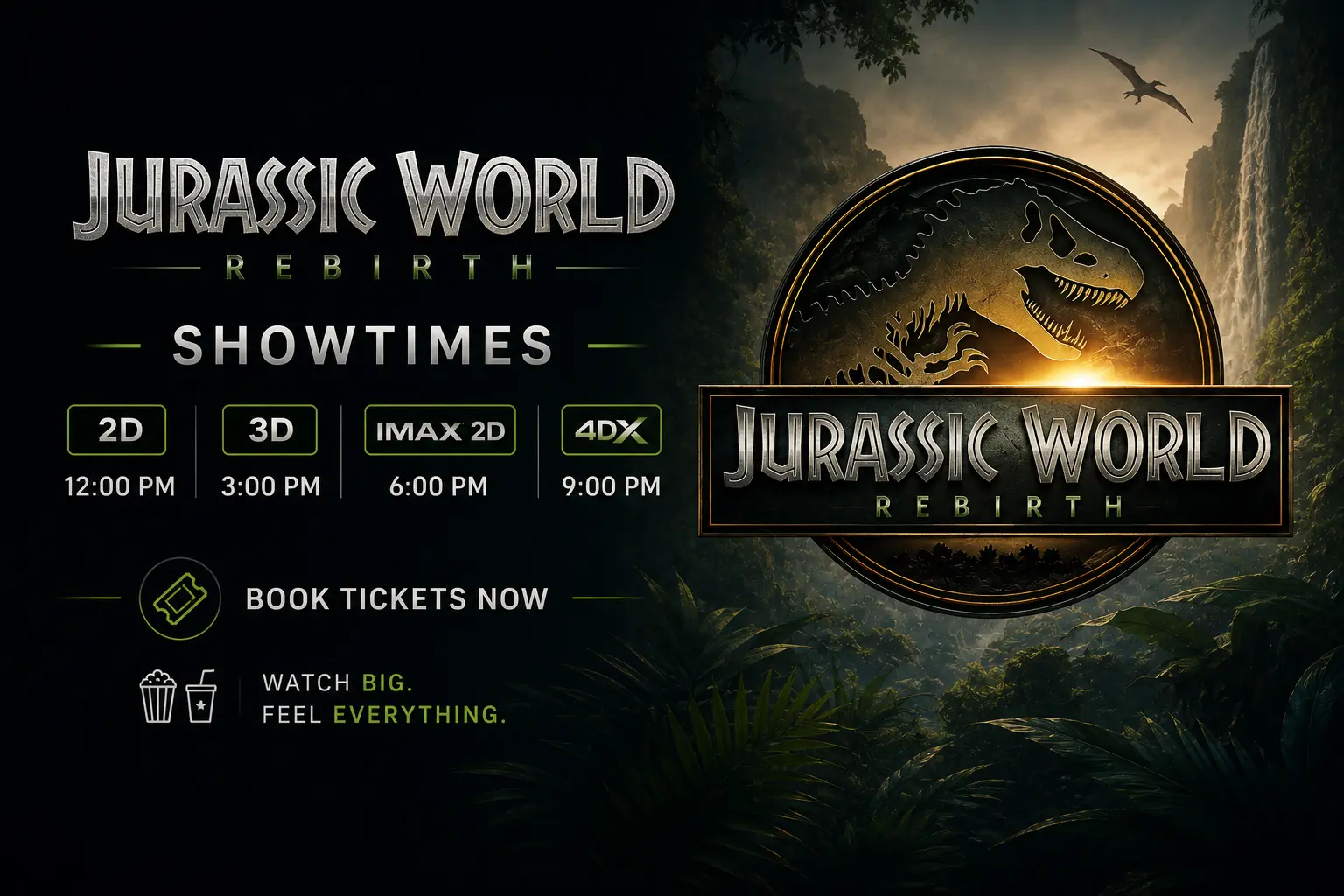 Jurassic World Rebirth Showtimes: How to Find Tickets, Theater, and Screening Times 27 jurassic world rebirth showtimes