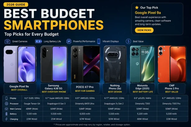 Best Budget Smartphones Top Picks for Every Budget (2026)