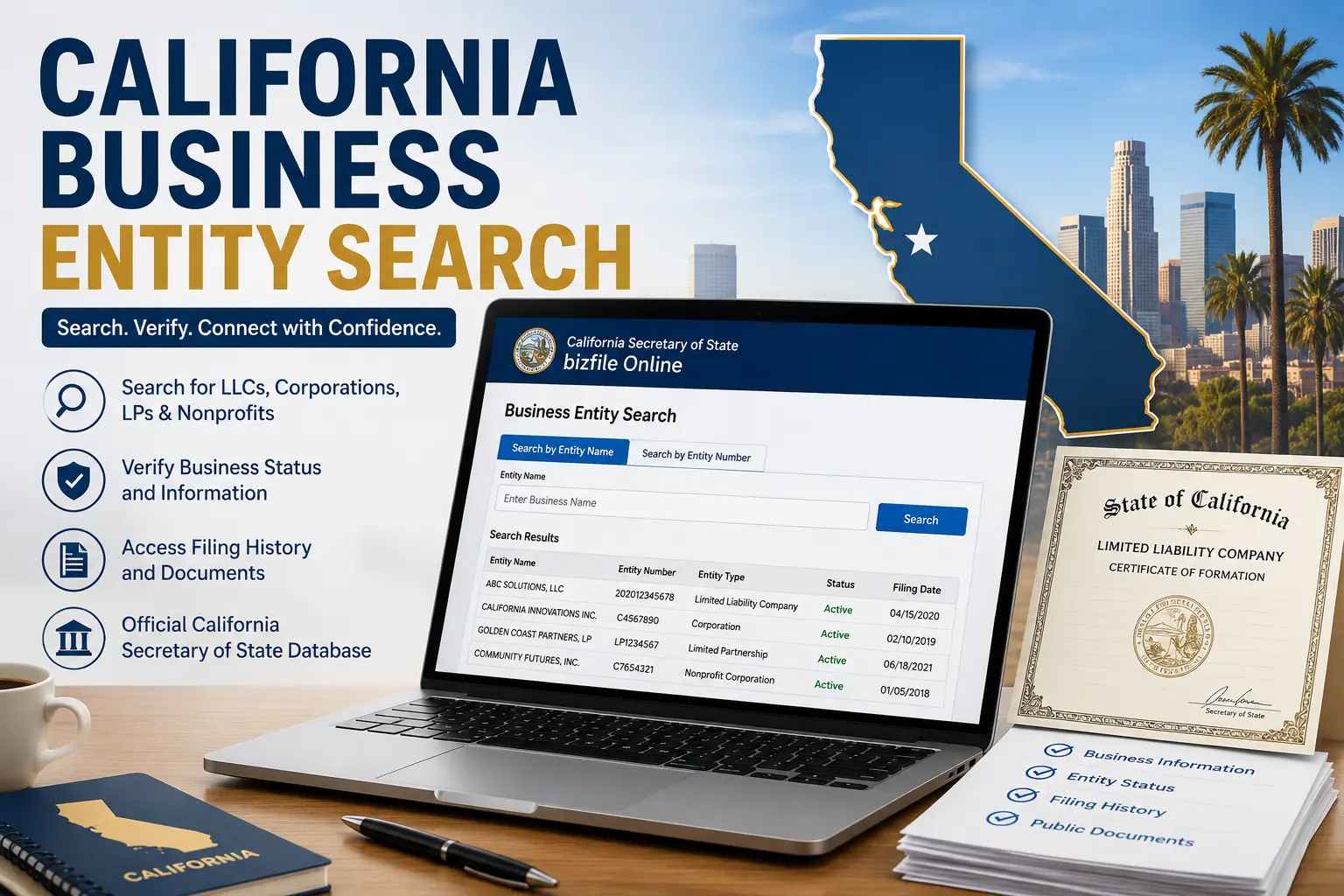 California Business Entity Search Complete 2026 Guide