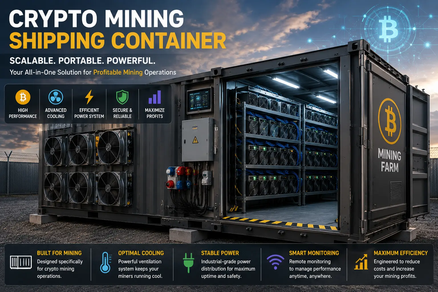 Crypto Mining Shipping Container Complete Guide