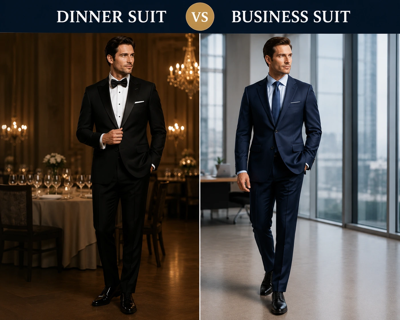 Dinner Suit vs Business Suit