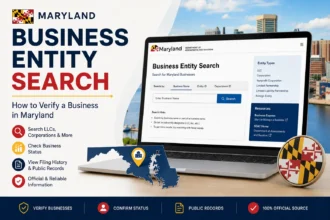 Maryland Business Entity Search