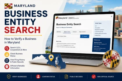 Maryland Business Entity Search