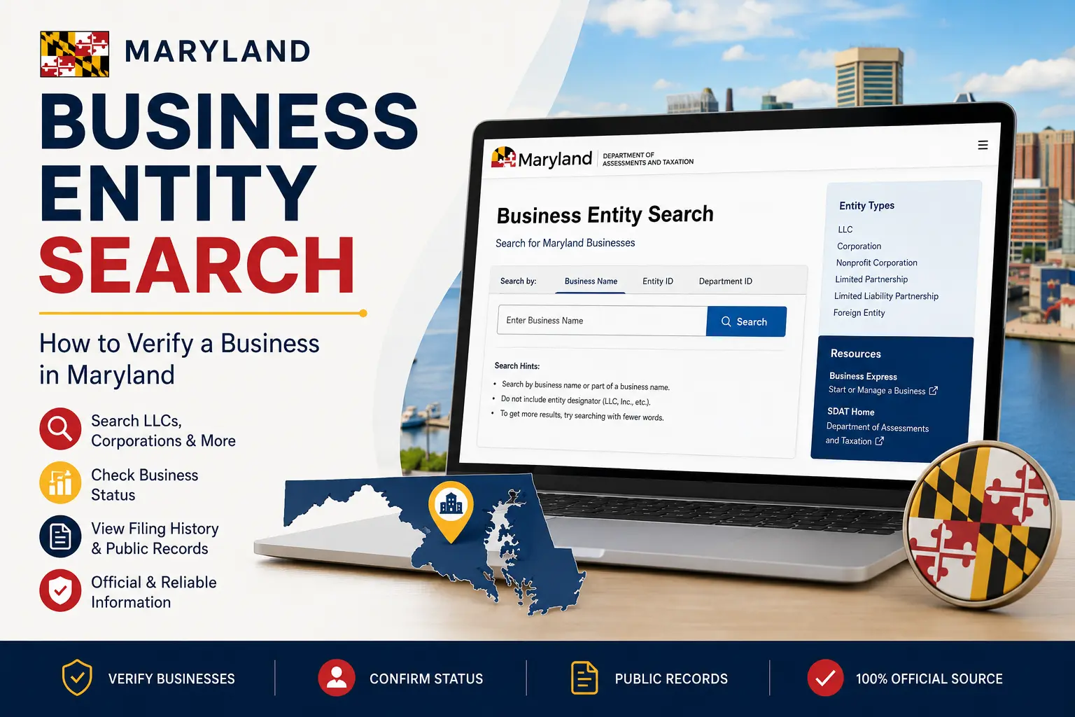 Maryland Business Entity Search
