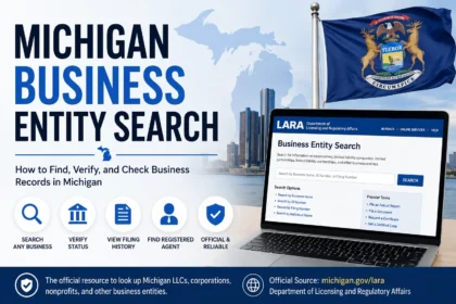 Michigan business entity search guide