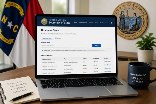 NC Secretary of State Business Search