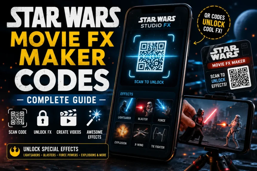 Star Wars Movie FX Maker Codes Complete Guide