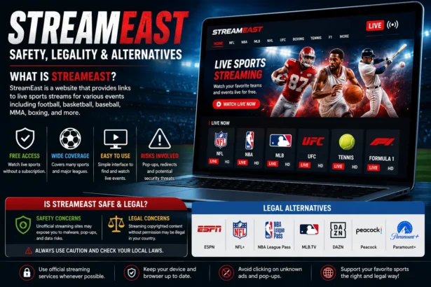 What Is StreamEast Safety, Legality & Alternatives